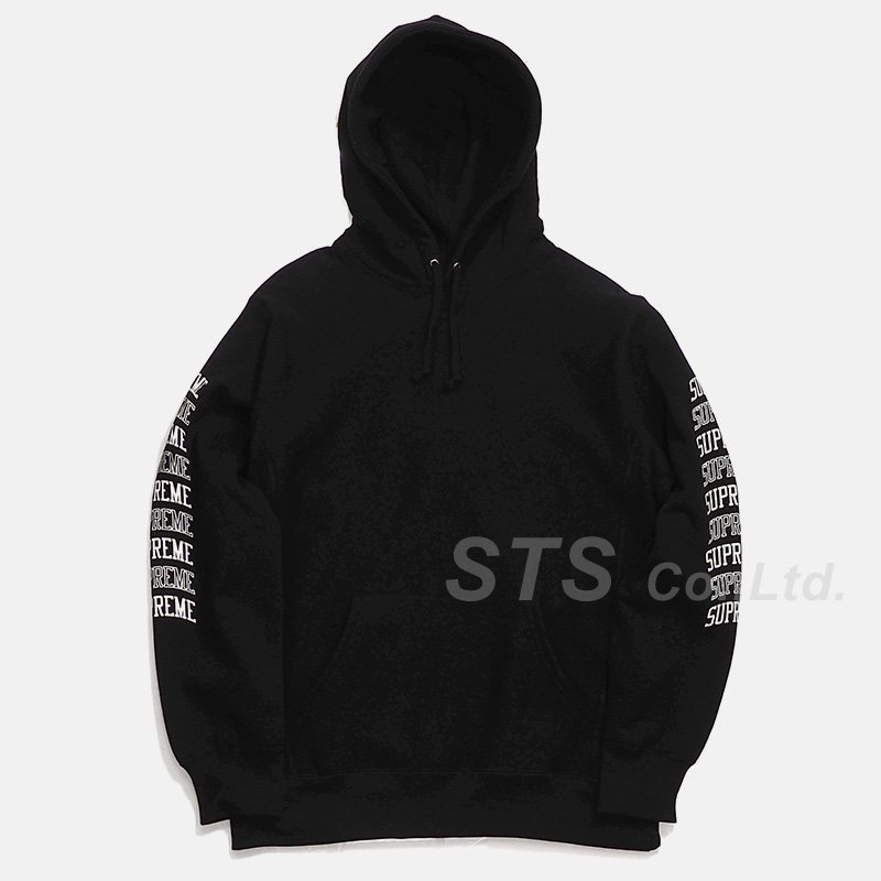 supreme black arc hoodie XL