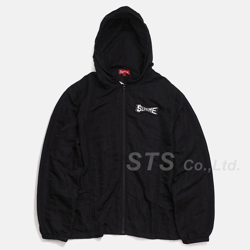 Supreme  skew hooded nylon jacket XL