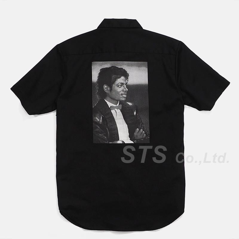 supreme Michael Jackson work shirt 黒　XL