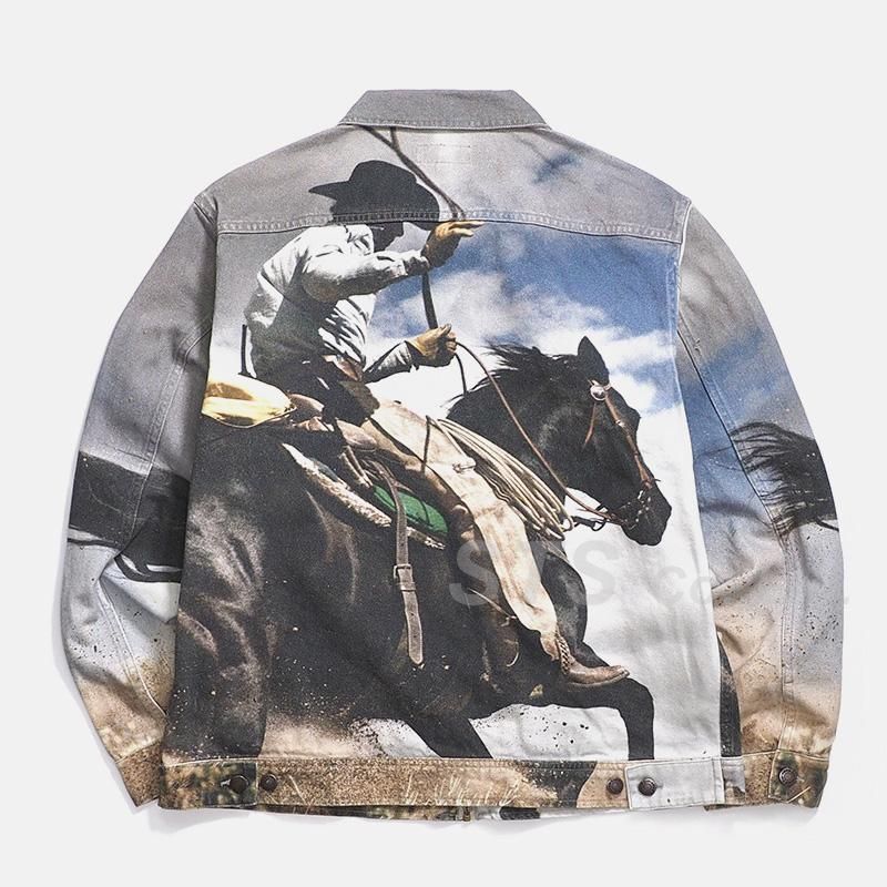 Supreme Cowboy Denim Work Jacket Multi