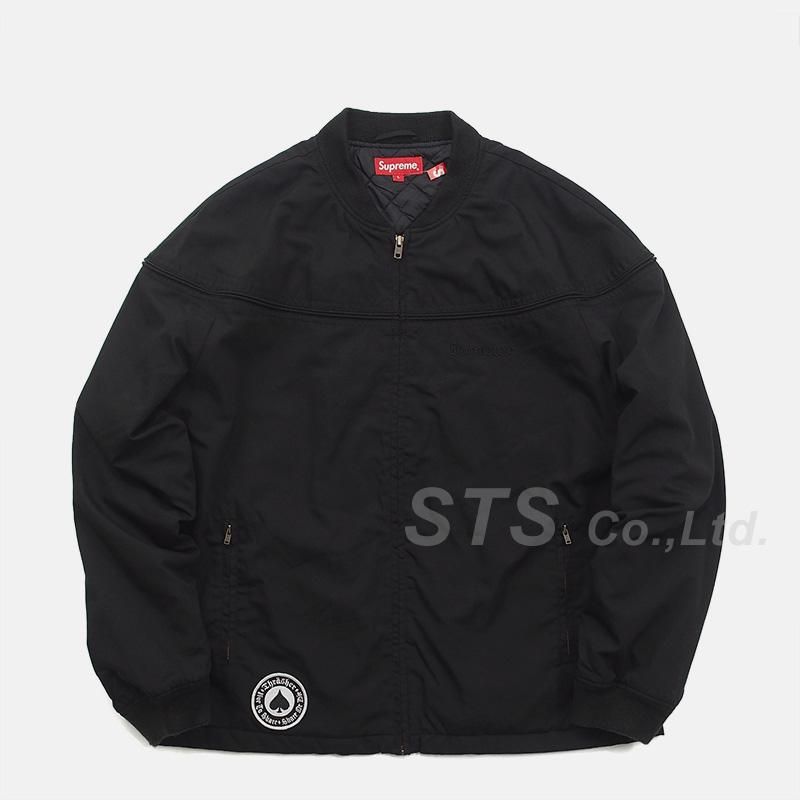 素材コットンSupreme Thrasher  Poplin Crew Jacket L