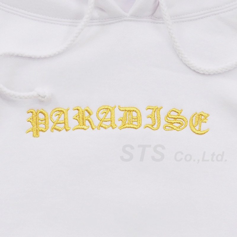 Paradis3 - Skull Hood Gold-Embroidered Hoodie - UG.SHAFT