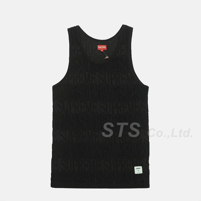 Supreme - Logo Stripe Terry Tank Top - UG.SHAFT