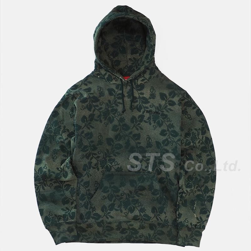 Supreme   Bleached Lace Hooded Sweatshirt   UG.SHAFT