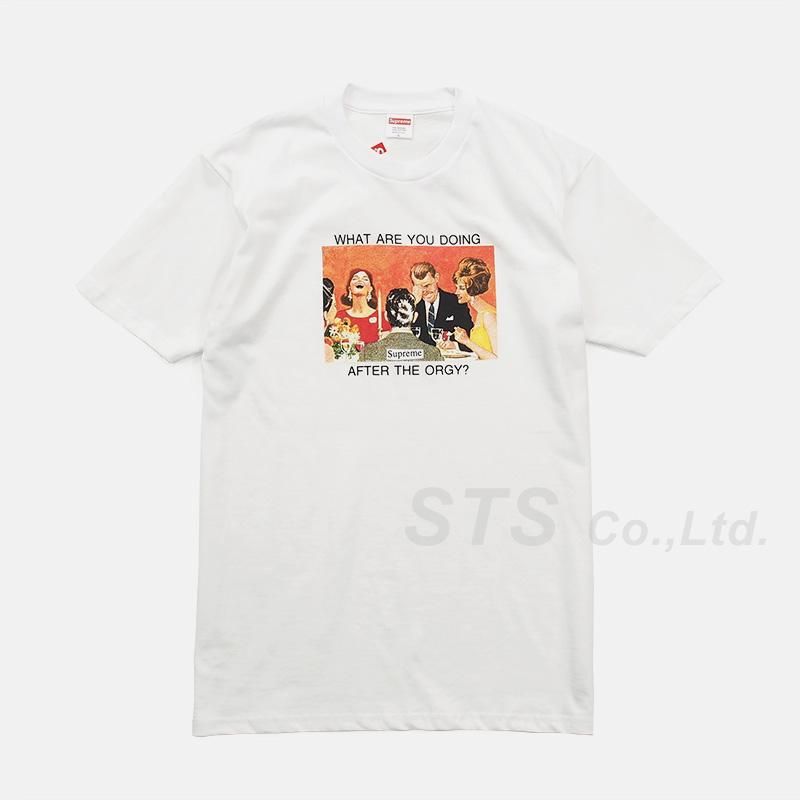 M supreme orgy tee tシャツ ライム イエロー