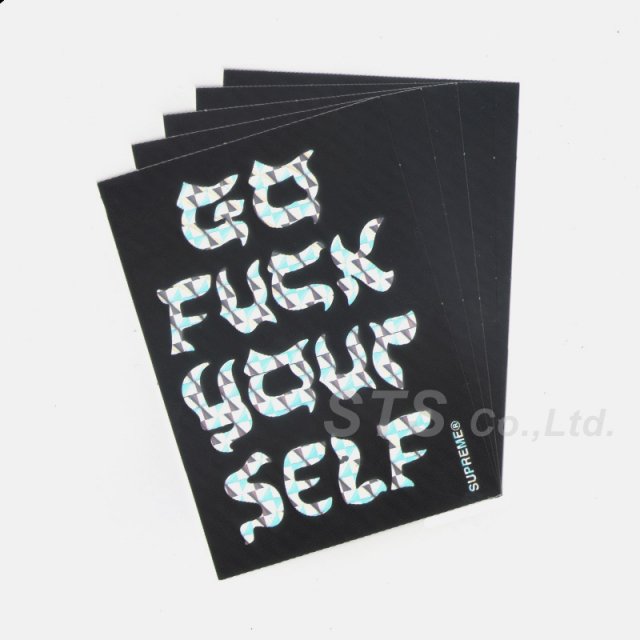 Supreme - Go Fuck Yourself Sticker