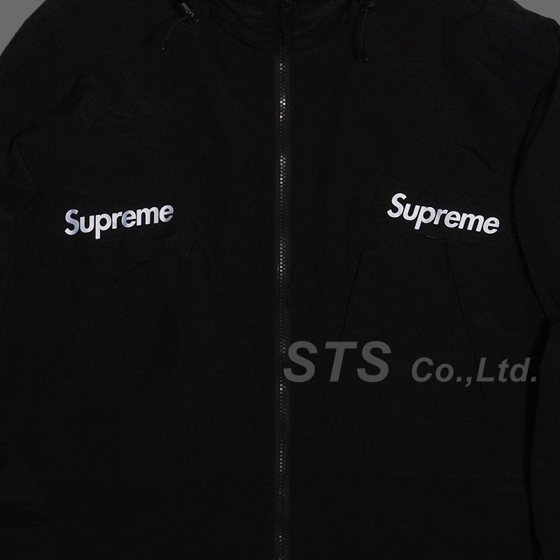 L supreme17fw taped seam jacket 黒-