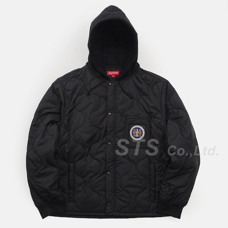 SupSupreme Quilted Liner Hooded Jacket 17AW