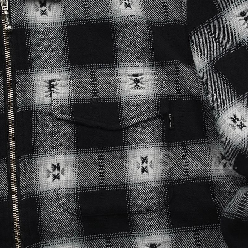 Supreme - Plaid Flannel Zip Up Shirt - UG.SHAFT Supreme - Plaid Flannel Zip Up Shirt - UG.SHAFT