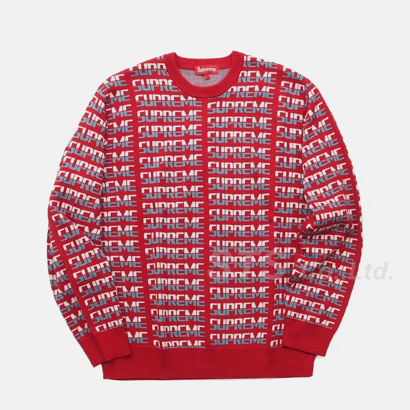 supreme 2017ss repeat sweater
