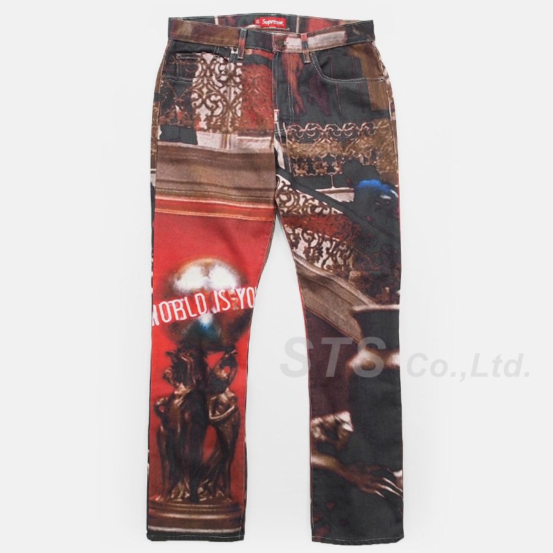 Supreme - Scarface The World Is Yours 5-Pocket Jeans - UG.SHAFT