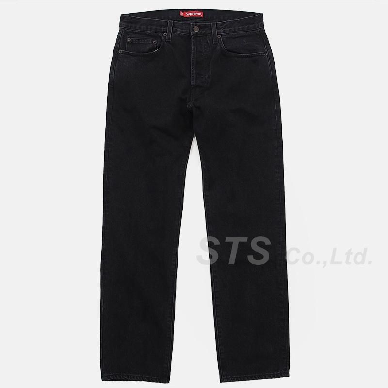 Supreme Washed Regular Jean W32デニム/ジーンズ - デニム/ジーンズ