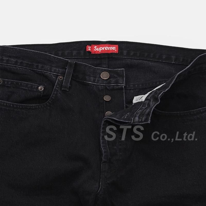 supreme washed regular jean