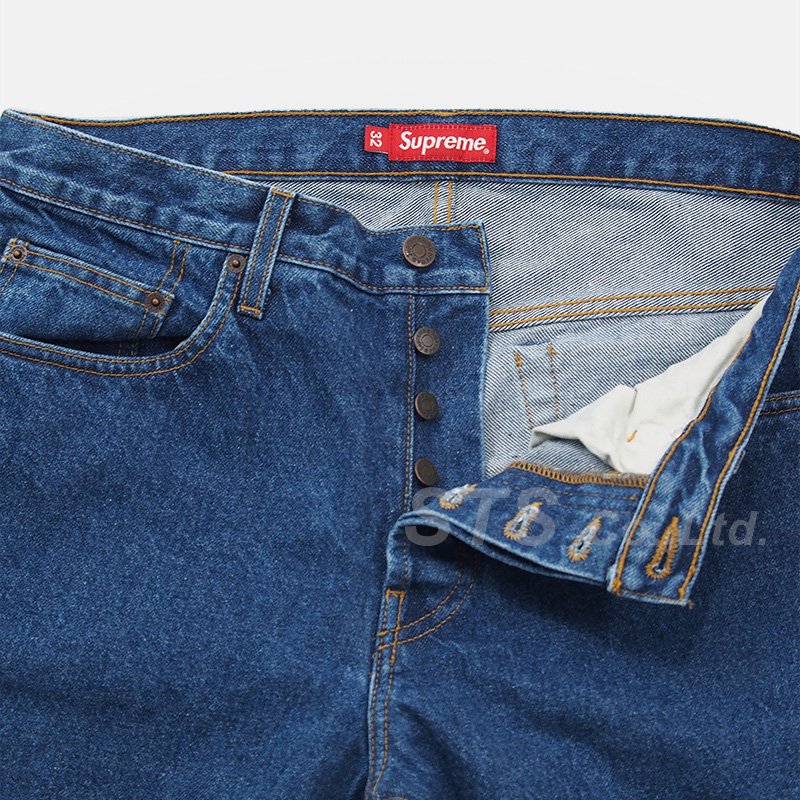 Supreme 2018SS Washed Regular Jeans6枚目に着画載せてます