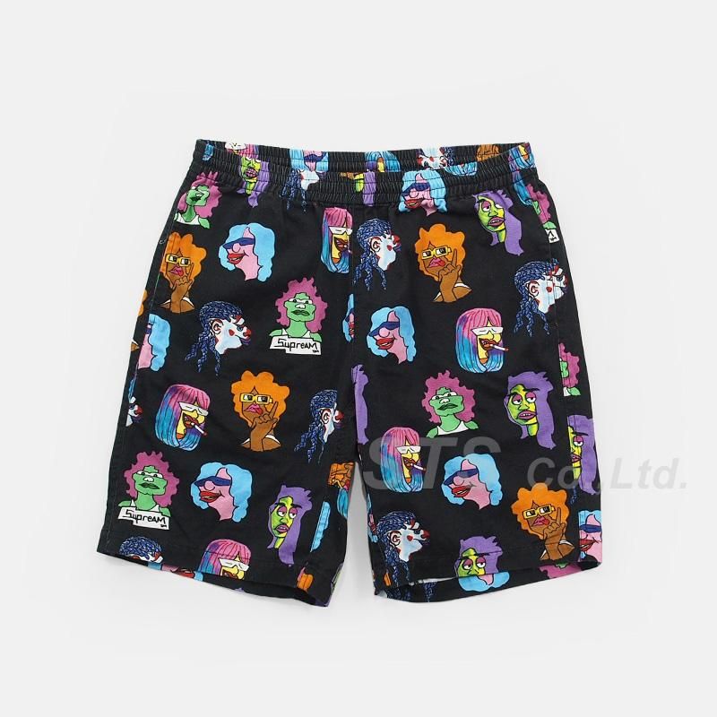 [M] Gonz Heads Shorts Black