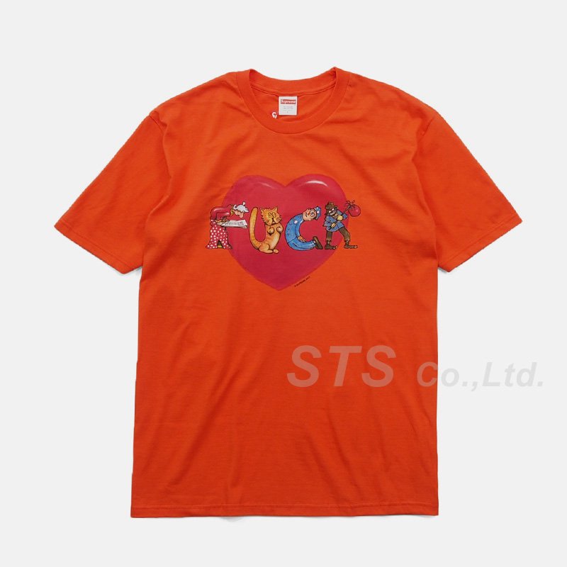 Supreme  シュプリーム　Tシャツ　fuck Love 19aw ハート