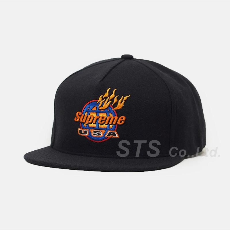 【新品未使用】Supreme Fire 5-Panel Cap 2017FW Supreme Fire 5-Panel (FW17) - $44