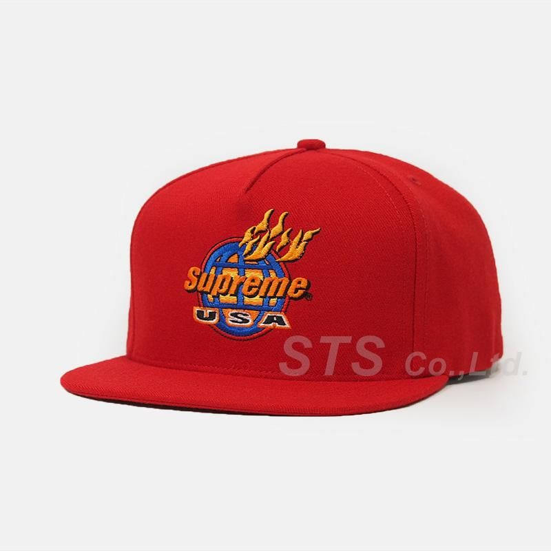 た*り様 Supreme ファイヤー5パネル　キャップ た*り様 Supreme ファイヤー5パネル キャップ た*り様 Supreme