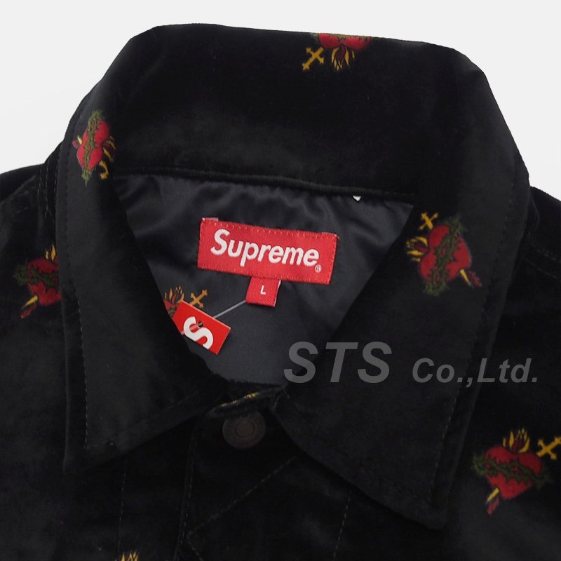 Supreme - Velvet Trucker Jacket - UG.SHAFT