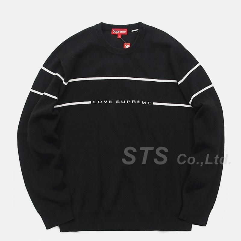 black supreme sweater