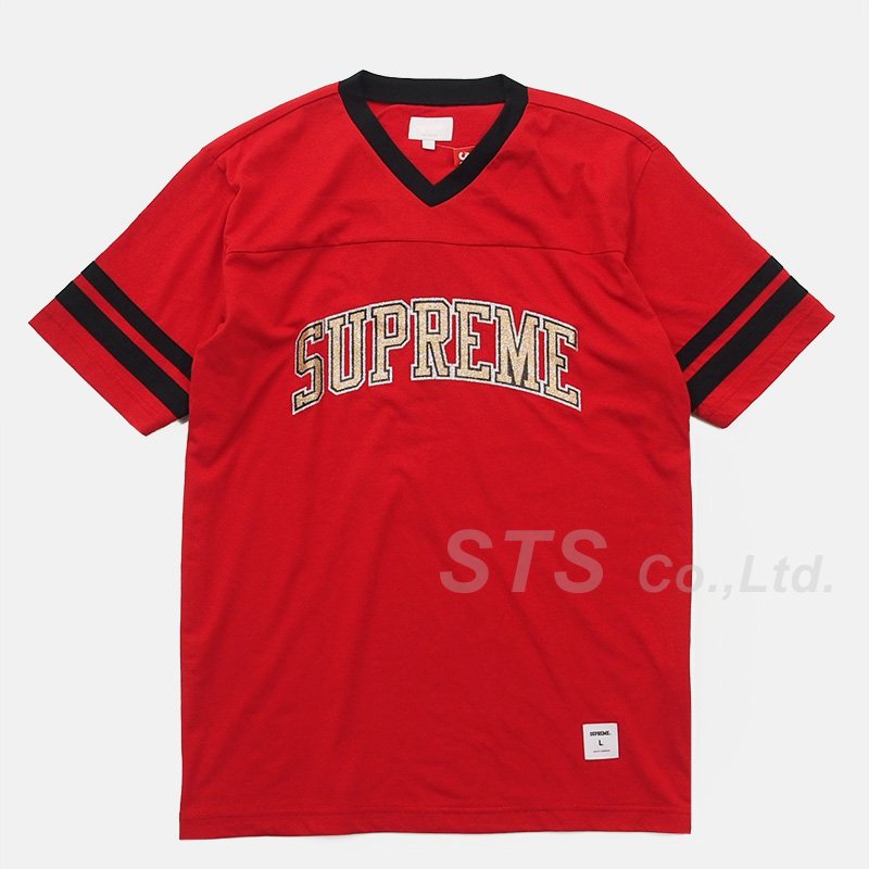 Supreme - Glitter Arc Football Top - UG.SHAFT