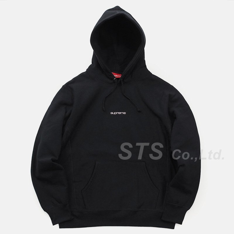 supreme compact logo hoodie red