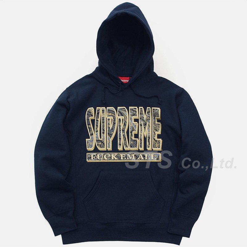 Supreme Fuck Em! Hooded Sweatshirt XL