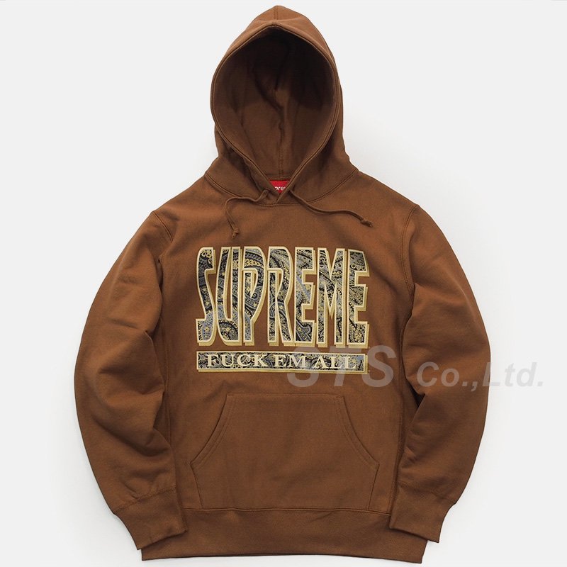 Supreme Fuck Em! Hooded Sweatshirt XL