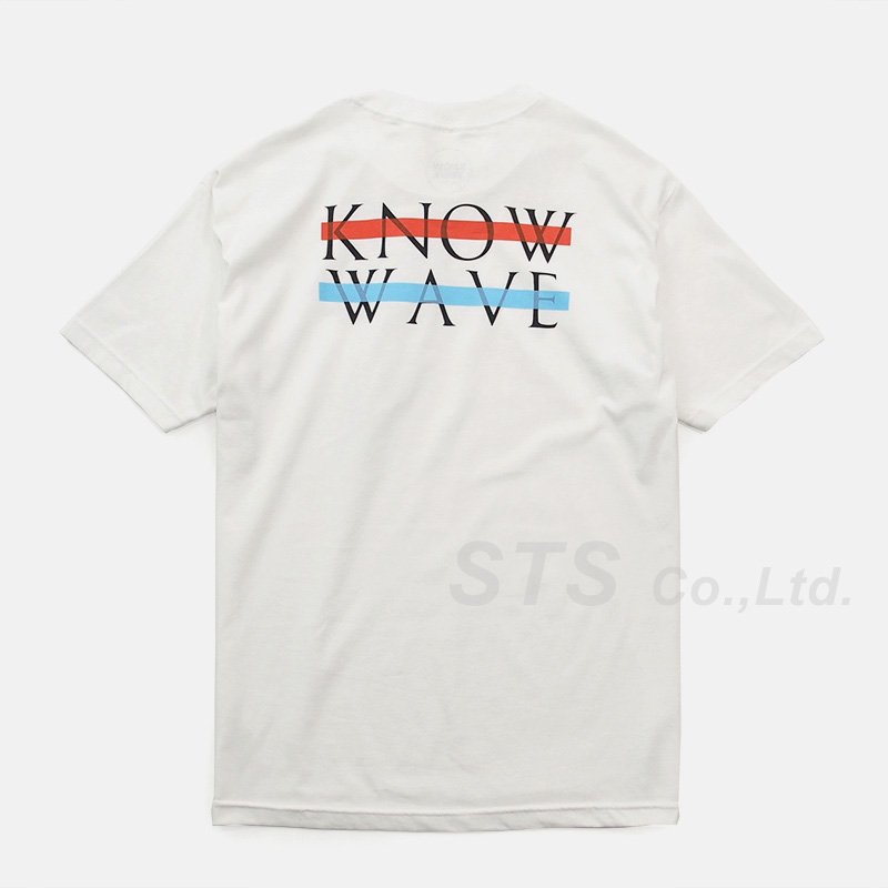 KNOW WAVE ロゴTシャツ　ネイビー　Mサイズ　エーロン