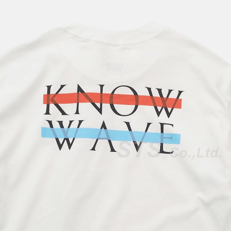 限定 2017AW KNOW WAVE Twenty TEE / SIZE:S45cm袖丈 - gruen-volt