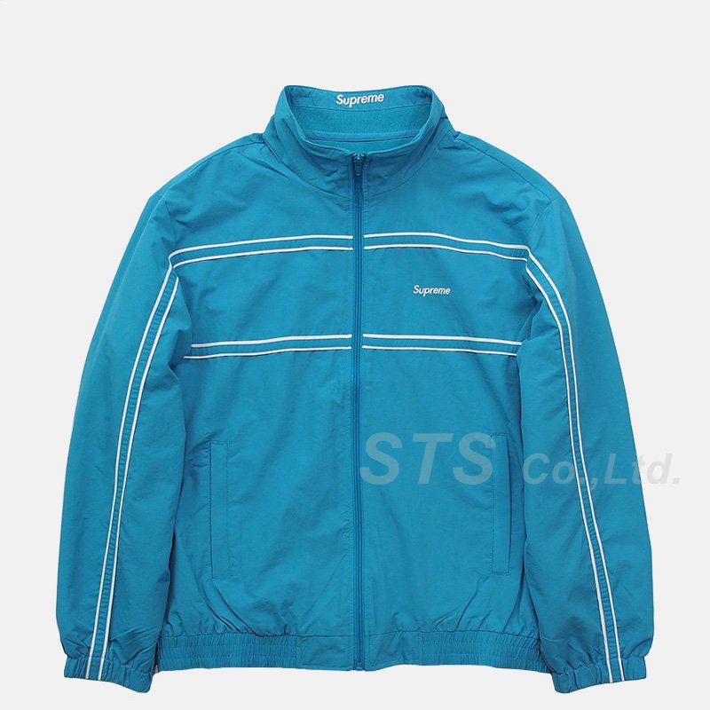 supreme 17aw piping track jacket 白 M 正規品