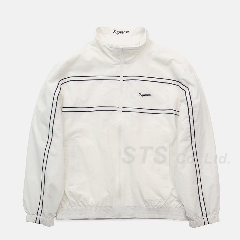 M】Supreme Piping Track Jacket 白 セットアップ-