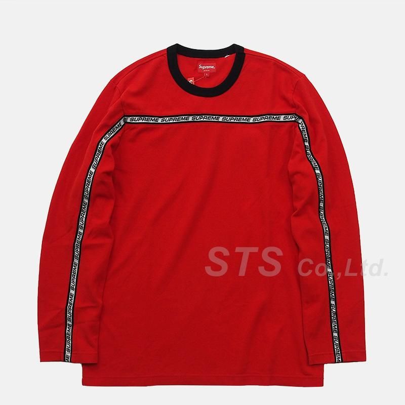新品未使用 Supreme Tape Stripe L/S Pique Top Supreme - Tape Stripe L/S Pique Top - UG.SHAFT