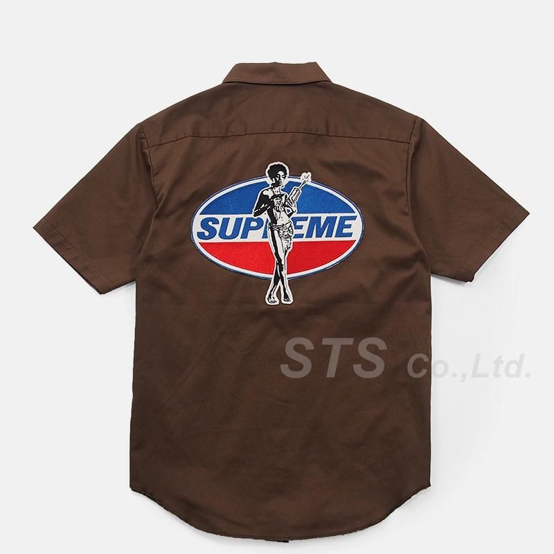 希少 supreme ヒステリックグラマー s/s shirt 半袖 シャツトップス