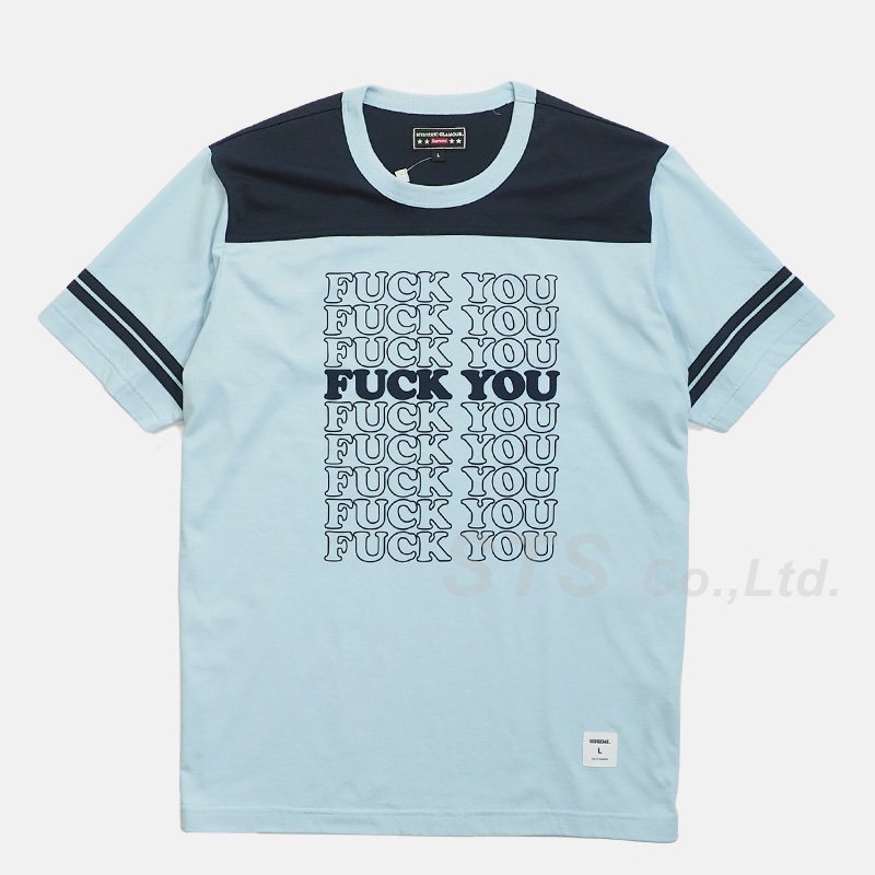 Supreme/HYSTERIC GLAMOUR Fuck You Football Tee - UG.SHAFT