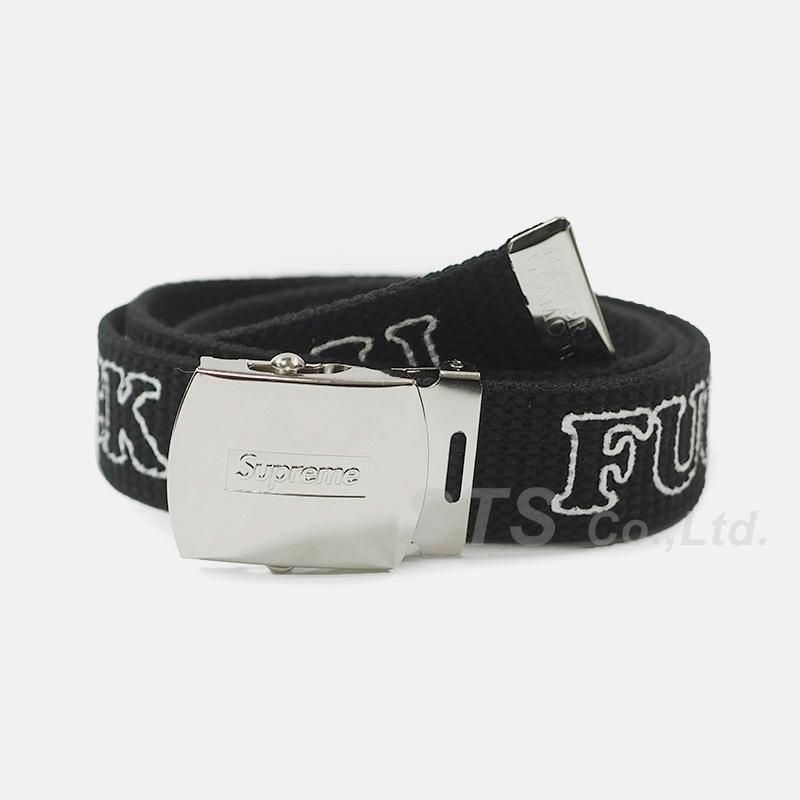 Supreme/HYSTERIC GLAMOUR Fuck You Belt - UG.SHAFT