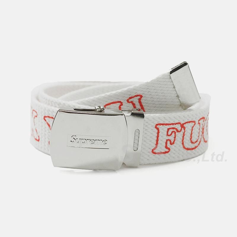 Supreme/HYSTERIC GLAMOUR Fuck You Belt - UG.SHAFT