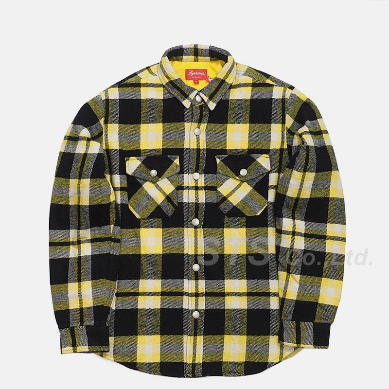 Supreme - Quilted Arc Logo Flannel Shirt - UG.SHAFT