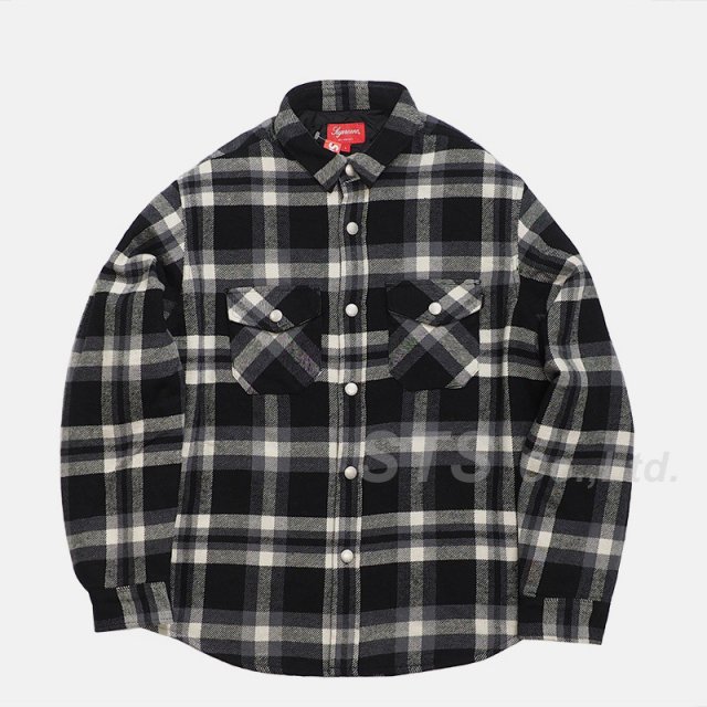 Supreme - Quilted Arc Logo Flannel Shirt