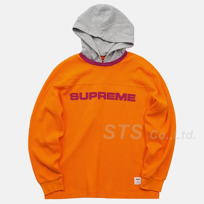 Supreme - Hooded Waffle Ringer - UG.SHAFT