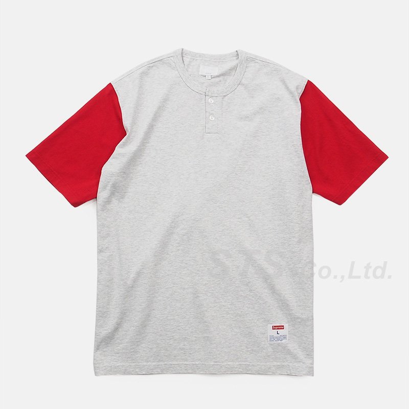 Supreme - 2-Tone S/S Henley - UG.SHAFT