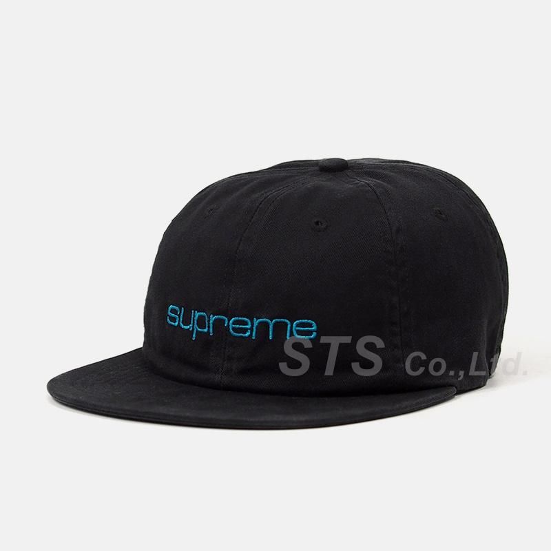 Supreme 18FW Connect Logo 6-Panel ブラック - キャップ