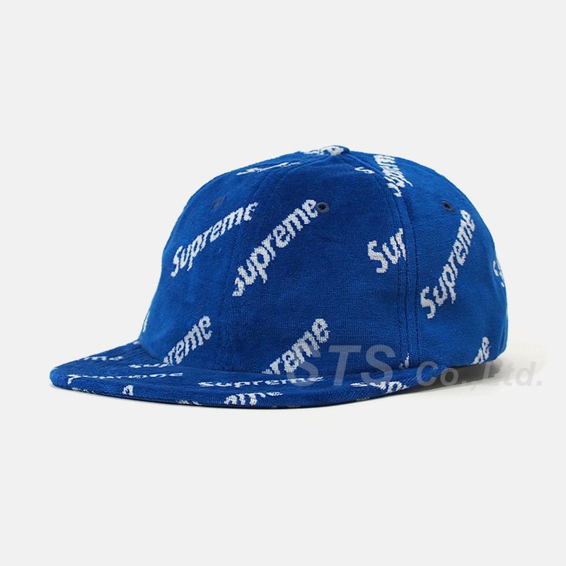 Supreme - Velour Diagonal Logo 6-Panel - UG.SHAFT