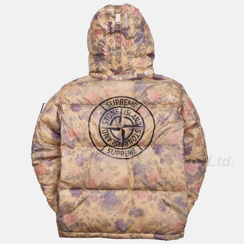 stone island x supreme puffer jacket