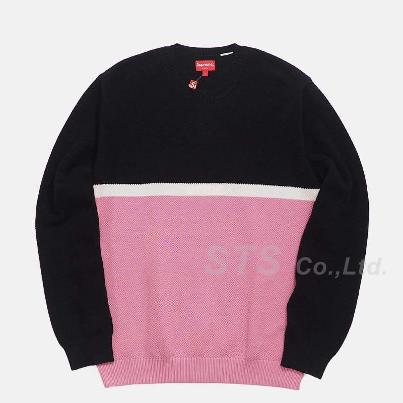 Supreme - Split Pique Crewneck - UG.SHAFT