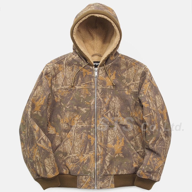 supreme  Hooded Suede Work Jacket 17AW mhomiesnetwo