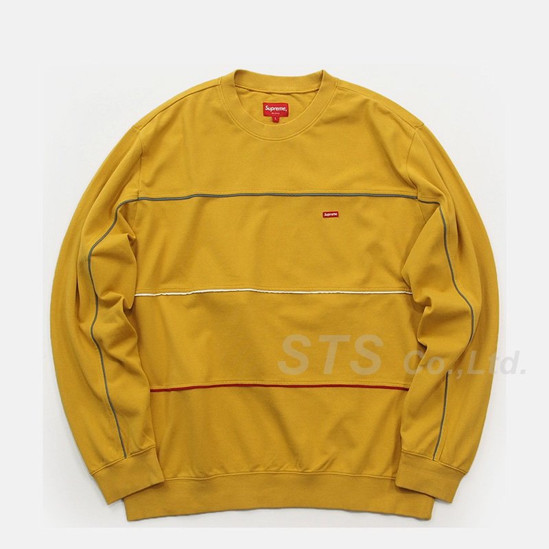 Supreme - Multicolor Piping Pique Crewneck - UG.SHAFT