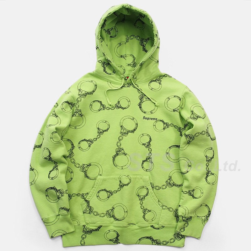 Supreme hot sale handcuff hoodie