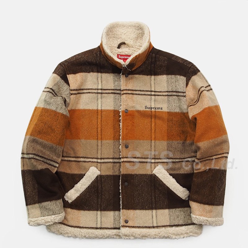 Supreme - Plaid Shearling Bomber - UG.SHAFT