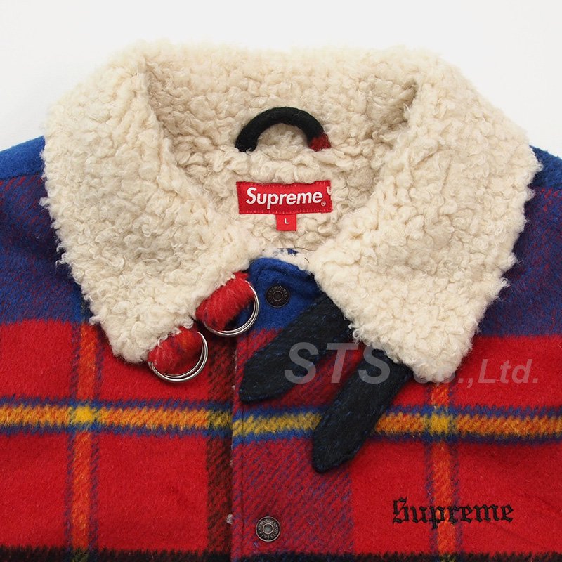 Supreme - Plaid Shearling Bomber - UG.SHAFT